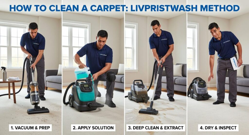 how to clean a carpet livpristwash