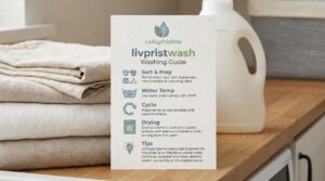 livpristwash washing guide by livingpristine